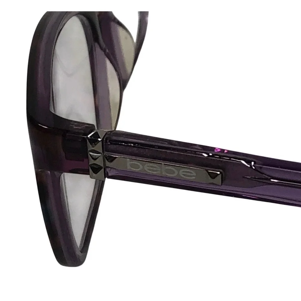 Bebe Take A Chance BB5126 Amethyst Purple Tortoise Eyeglasses 53-17-135